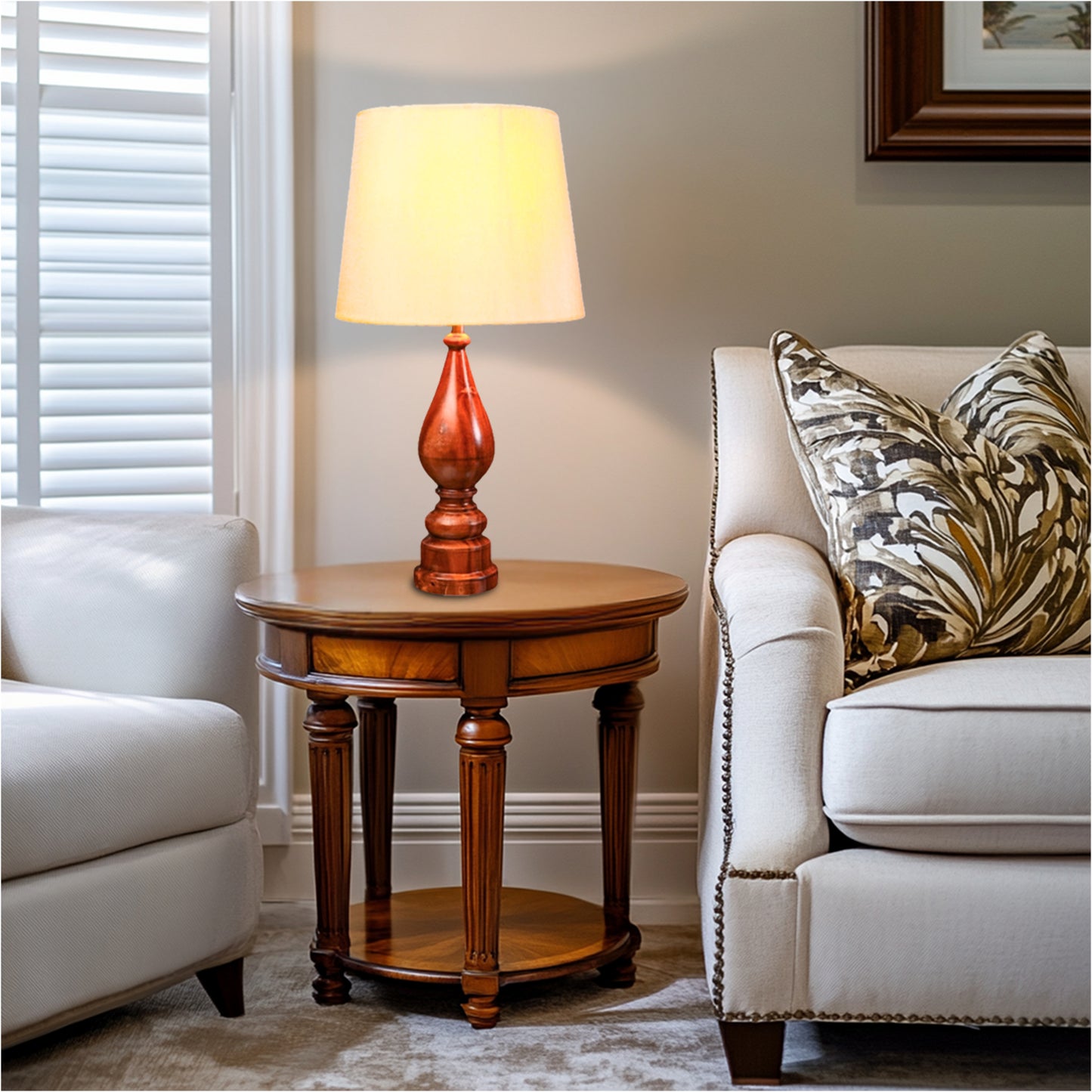 Classic Wooden Table Lamp