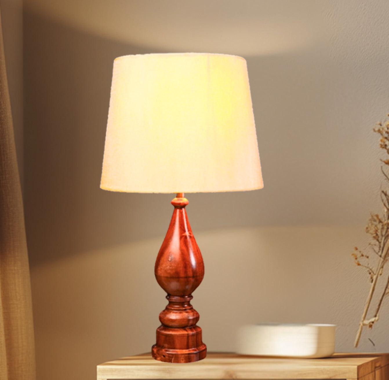 Classic Wooden Table Lamp